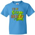 thumbnail image 3 of Inktastic It's My 5th Birthday with Cute Green Alligator Youth T-Shirt, 3 of 5