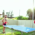 thumbnail image 3 of Gymax Table de Tennis Pliante Table de Ping-Pong Portable avec 2 Palettes et 2 Balles, 3 of 9