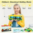 thumbnail image 2 of EXERCISE N PLAY City Town Center Bus Station Building Kit, 386 Pieces, 2 of 8