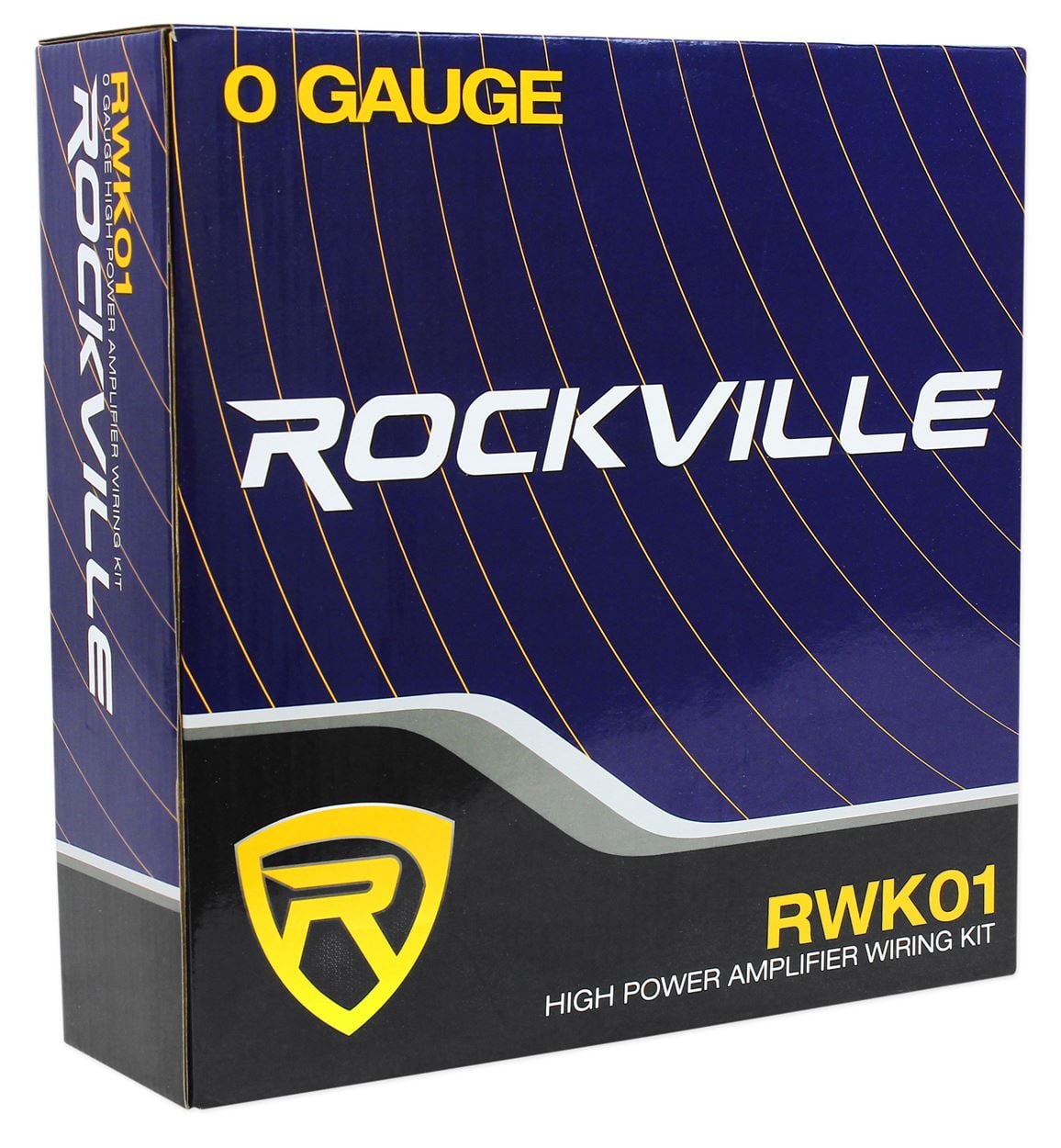 Rockville Krypton-M5 8000w Peak / 2000w RMS Mono 1 Ohm Amplifier+Remote+Amp Kit