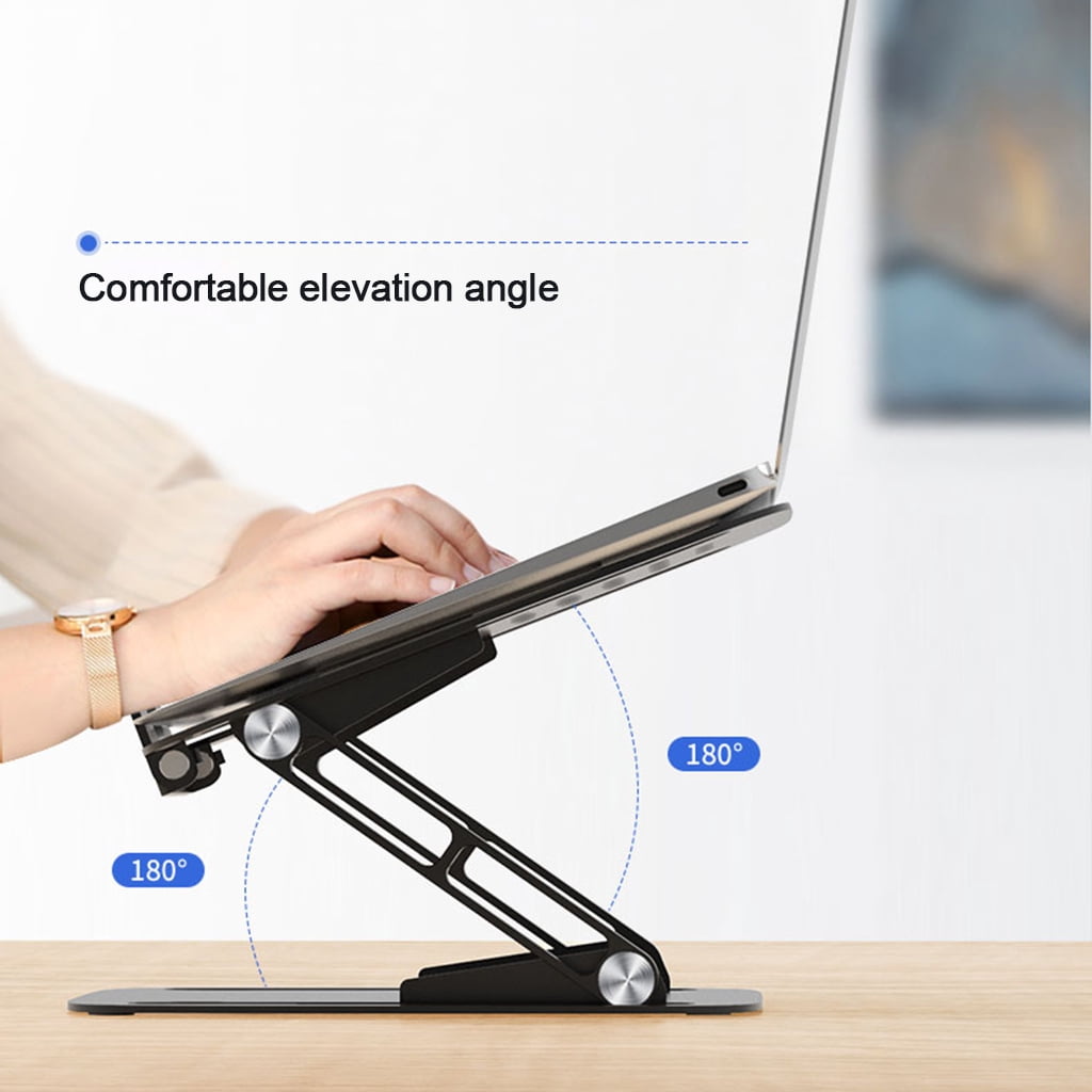 Aluminum Alloy Adjustable Laptop Stand Cooling Holder Bracket for 11-17in Tablet