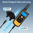 thumbnail image 5 of Dog Training Collar, Hootek 2600Ft Remote Electronic Dog Shock Collar with LED Light, Rechargeable E-Collar Waterproof Collars with 4 Training Modes for Large Medium Small Dog (8-120lbs), Yellow, 5 of 9
