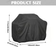 thumbnail image 3 of 1 Pc BBQ Gas Grill Cover Heavy Duty Waterproof Barbeque Grill Cover Foldable Weather Resistant BBQ Grill Cover Rip-Resistant Grill Cover for Outdoor Grill, 57.09x24.02x46.06&nbsp;Inch, 3 of 5