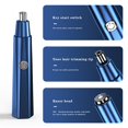 thumbnail image 7 of Trimmers Ear, Nose, Eyebrow & Facial Hair Trimmer for Men & Women - 360° Round Angle Design, Battery Operated, Washable, Efficient Trimming, Portable Grooming Tool for Sensitive Sk, 7 of 7