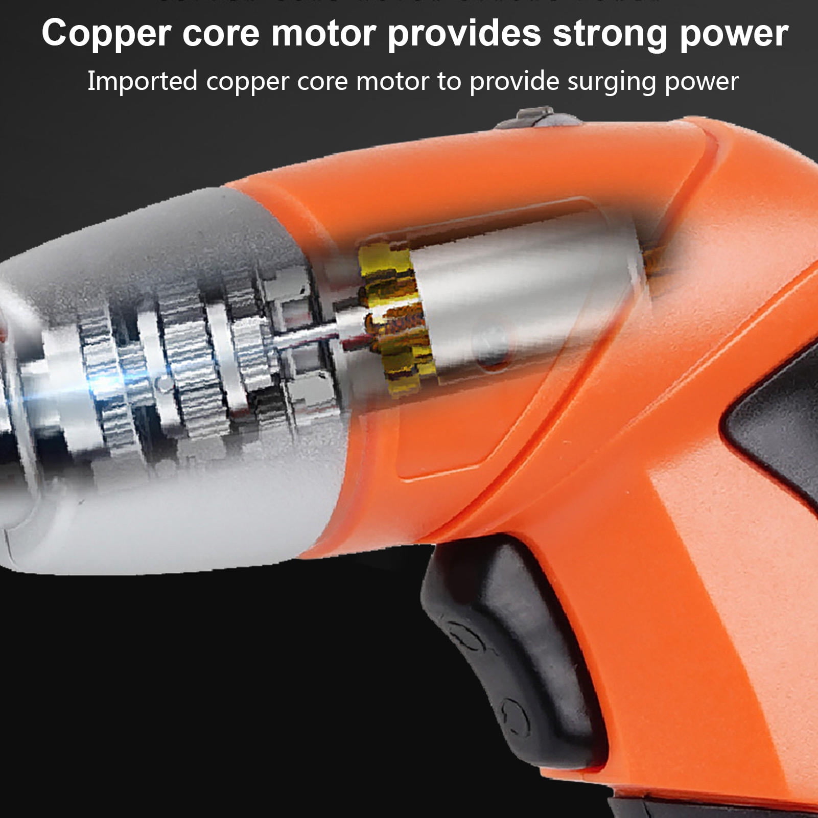 YAHHU 3.6V Portable Electric Screwdriver Set – 45 Bits, 180 RPM, High‑Speed Mini Power Tool for Home Repair & Electronics