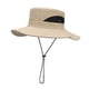thumbnail image 5 of Sombrero de pescador de secado rápido para hombres y mujeres, sombrero para el sol, gorras de camping de verano, transpirable, para el sol Caqui, 5 of 9