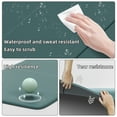 thumbnail image 6 of BAIMA Travel Yoga Mat 8 mm Thick,Multicolor Workout Pads for Home Gym,Portable for Camping or Travel Exercise Mat(Green & Grey), 6 of 7