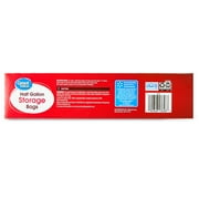 Great Value Double Zipper Half Gallon Storage Bags 40 Count