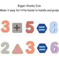 thumbnail image 4 of Puzles de madera con letras mayúsculas y números del alfabeto HUOGUO ABC, 4 of 5