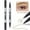 Light Brown, variant on 2-in-1 Dual-Ended Microblading Eyebrow Pencil, Upgraded Eye Brow Pen with 2 Fork Tip, Long-Lasting Microblading Eyebrow Pen for Natural Brows, Beginners & Daily Use Eyebrow Pencils for Women