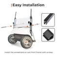 thumbnail image 4 of Yescom Folding Acrylic Golf Cart Windshield for EZGO TXT 1995-2013 Clear Fold Down, 4 of 9
