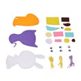 thumbnail image 4 of Kit De Costura De Muñecas De Animales, Kit De Costura De Muñecas De Animales, Tela De Aprendizaje De Habilidades De Costura De Gato De Algodón Para Niños De Más De 3 Años ANGGREK Sewing Animal Dolls, 4 of 8