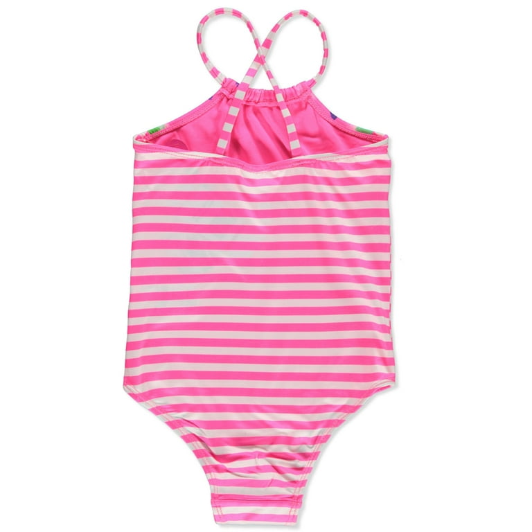 Pink Platinum Girls 1 Piece Watermelon Swimsuit Set Outfit pink 2t Toddler