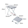 thumbnail image 3 of Foldable Metal Stool, Load-Bearing, Portable, for Outdoor & Indoor Use, 3 of 6