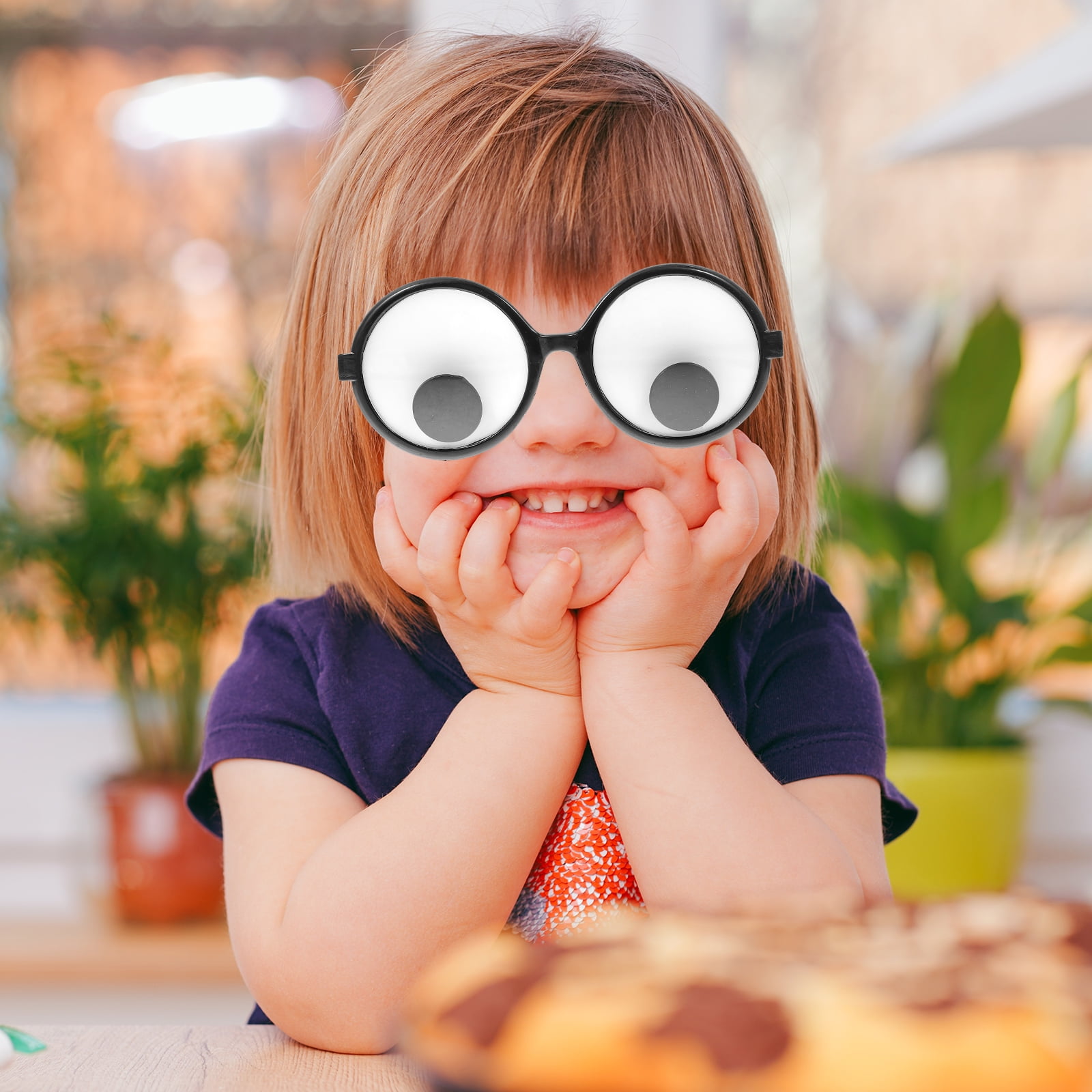 Googly Eye Glasses 2-Pack Hilarious Shaking Eyeball Shades For