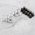 thumbnail image 1 of Motorcycle Windshield  Windscreen Nut Motorbike Windshield Fastener Fairing Screen Fastener 10pcs Motorcycle Windshield  Nut Washers Universal Motorbike Fairing Mounting Kit, 1 of 8