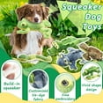 thumbnail image 3 of LECHONG Christmas Dog Toys for Aggressive Chewers, Woodland Series Chewable 5-Piece Stuffed Animal Toys Bundle with Alligator, Frog, Turtle, Lizard, Snake for Chewing (5 Pack), 3 of 8