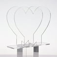 thumbnail image 3 of <p>Napkin Holder, Transparent Acrylic Multifunctional Heart Shaped Modern Paper Napkin Holder  For Cafe</p>, 3 of 7