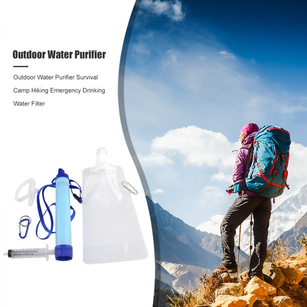 Purificador de agua al aire libre multifuncional Supervivencia Camping Filtro de agua de emergencia Tmvgtek 4sy1hf0qa9xl9tc9