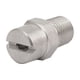 thumbnail image 1 of Boquilla plana de acero inoxidable de 1/8 BSP, diámetro de orificio de 2.8 mm y ángulo de 65 grados, 1 of 3