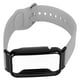thumbnail image 2 of Correa de reloj de silicona con funda protectora, accesorio de repuesto apto para Mi Band 7 Pro, funda gris y negra, 2 of 5