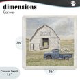thumbnail image 4 of Stupell Industries Rustic Lodge Rustic Flower Barn Canvas Art, 36 x 36, by Amber Sterling, 4 of 8