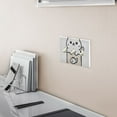 thumbnail image 5 of Yayeee Toggle Light Switch Wall Plate 2-Gang 4.56"x4.48" Decorative Outlet Cover, Beige Chubby Cat, 5 of 7