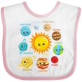 thumbnail image 3 of Inktastic Cute Planets, Solar System, Space, Cosmos, Galaxy Boys or Girls Baby Bib, 3 of 4
