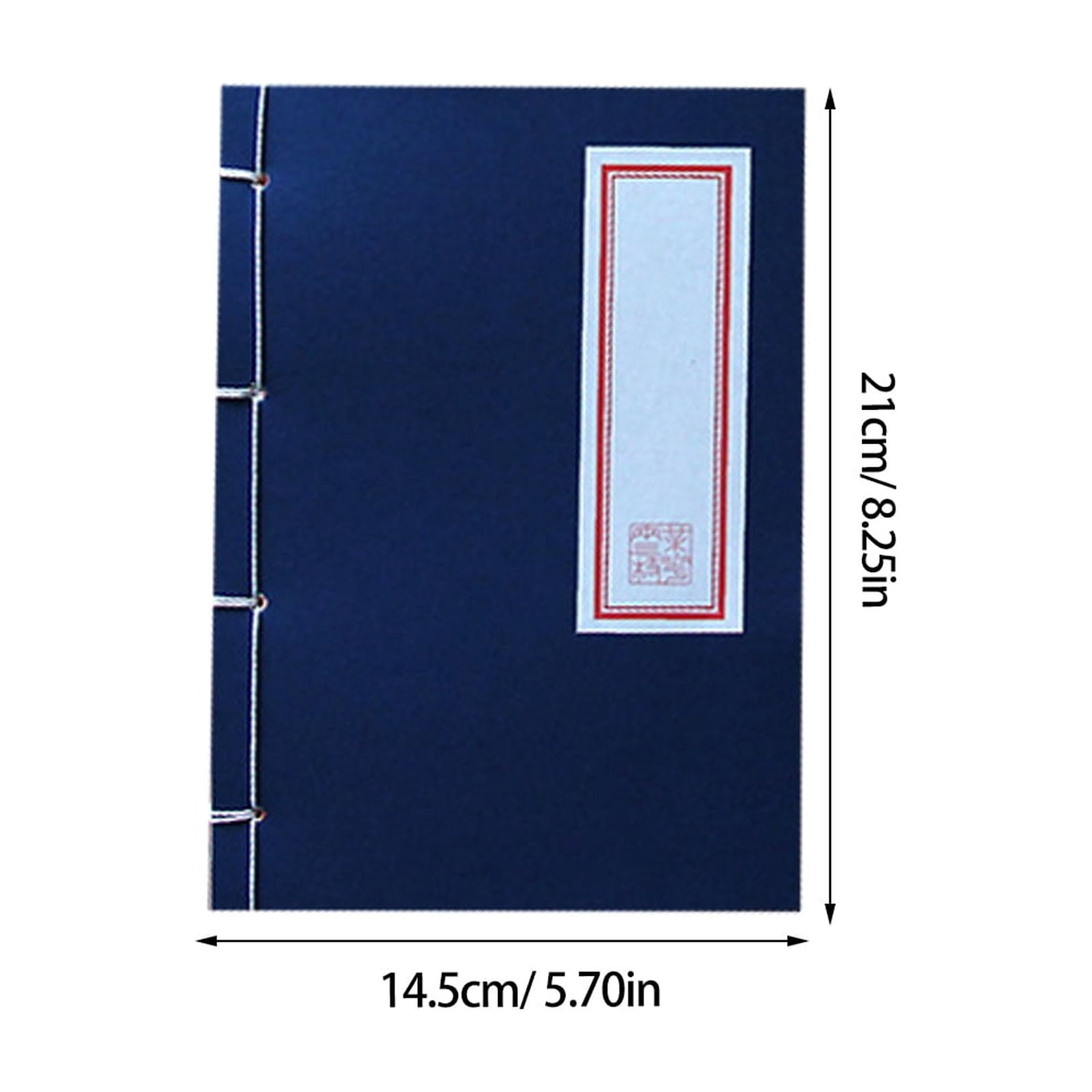 OUNONA 4Pcs Retro Hardcover Blank Notebook Set Vintage Stitching Design for Office School and Creative Use