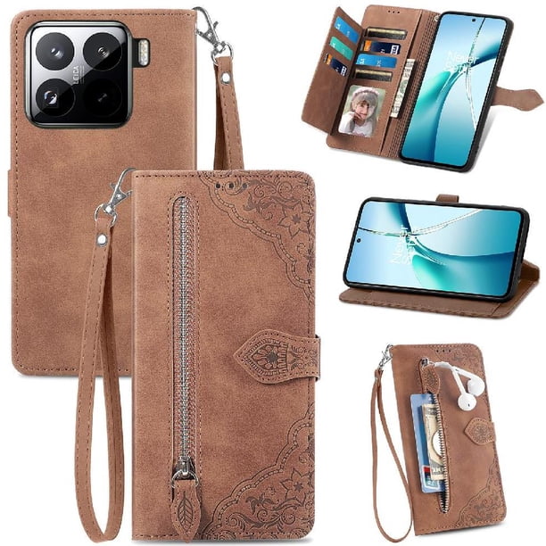 Funda billetera anti-golpes para GANGXUN Xiaomi 15 Pro , ideal para día a día y trabajo