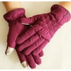 Womens Thermal Touch Screen Gloves Winter Gloves For Snowmobile Skating Outdoor Sports,