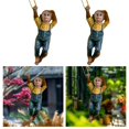 thumbnail image 1 of 2 estatuas colgantes de poliresina para animale estatua de para interior y exterior, estatua de jardín para decoración de jardín, adornos artís perfecl Estatua de mono, 1 of 8
