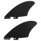 thumbnail image 5 of Aletas de tabla de surf de cola de pez de PVC desmontables, juego de 2 piezas para longboards y paddleboards, compatibles con la generación FCS2, 5 of 8