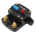 thumbnail image 4 of Car Stereo Fuse Holder, Heavy Duty High Sensitivity Good Conductivity Durable Manual Reset Audio Fuse Circuit Breaker  For Audio Stereo System 100A, 4 of 8