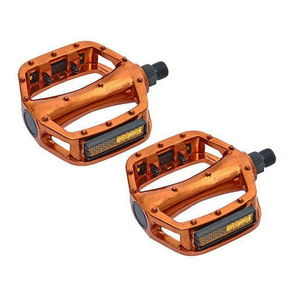 505 ALLOY BICYCLE BIKE PEDAL 9/16" ORANGE. Bike part, Bicycle part, bike accessory, bicycle part