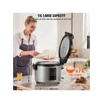 thumbnail image 3 of Commercial Rice Cooker, 60-Cup Rice Cooker, 13.74 Qt / 13 Liter Large Rice Cooker And Warmer With Nonstick Inner Pot, Fast Cooking And 12-Hour Keep Warm, With Rice Cup And Paddle, For Restaurant, 3 of 10