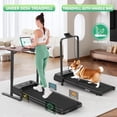 thumbnail image 4 of FUNMILY Walking Pad Treadmill with Incline and Handle Bar Adjustable, Foldable Treadmill for Home Office, Folding Walking Pad Treadmills 300 LBS Capacity, Remote Control, LED Screen, Progress Bar, 4 of 8