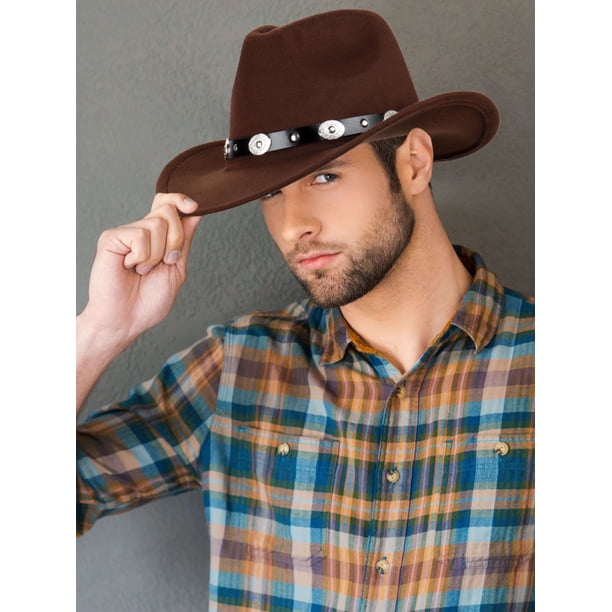 Deago Western Cowboy Hat for Men Women Classic Roll Up  display picture 1