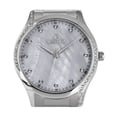 thumbnail image 2 of Westar 00127STN111 39 mm Zing Crystal Accents Stainless Steel White Mother of Pearl Dial Quartz Womens Watch, 2 of 3