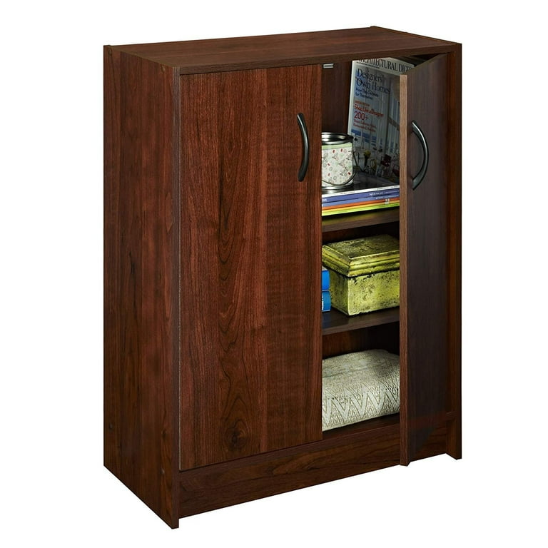 ClosetMaid 1307 Stackable 2-Door Organizer, Dark Cherry - Walmart.com
