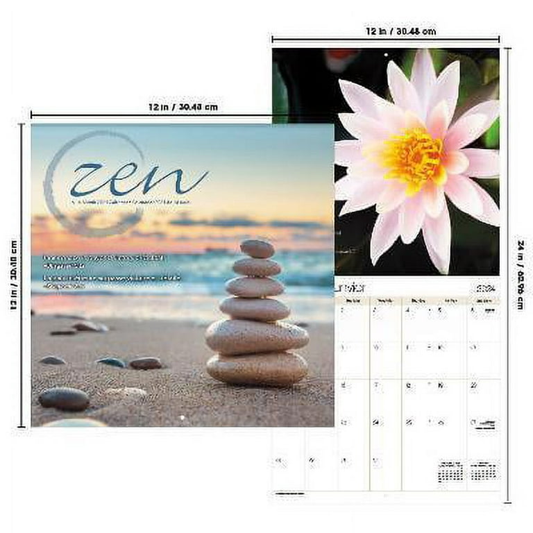 Trends International 2024 Zen Wall Calendar