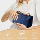 thumbnail image 5 of Bolsa de maquillaje de nailon, bolsa organizadora de viaje, organizador de cosméticos para mujeres y niñas, 14 x 10 x 7 cm, azul, 5 of 5