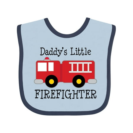 

Inktastic Daddy s Little Firefighter Gift Baby Boy or Baby Girl Bib
