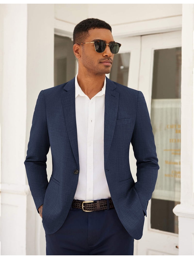 mens casual dress blazer Blue Men Suits Latest Design Business Man with 2 Piece Buy Men's Blazers and Formal