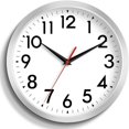 thumbnail image 1 of EIMELI Wall Clock  Modern Wall Clocks Battery Operated  10 Inch Simpel Silent Non-Ticking Clock Decorative for Kitchen  Office  Outdoor  Bedroom  Living Room  School  Classroom, 1 of 6