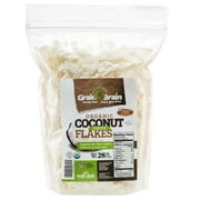 Grain Brain Coconut Chips (28 oz), NON-GMO, Sulfate Free, Gluten Free. Packaged in Resealable pouch Bags for easy use