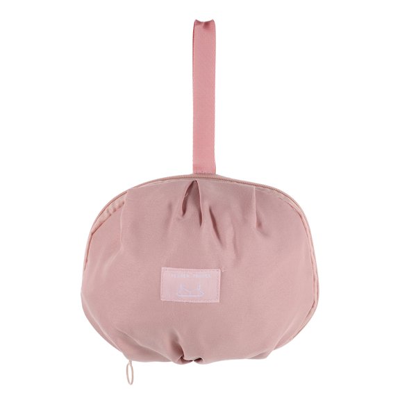 IMIKEYA Space Saving Pink Bra Organizer Bag with Stable Structure for Luggage and Dorm Storage