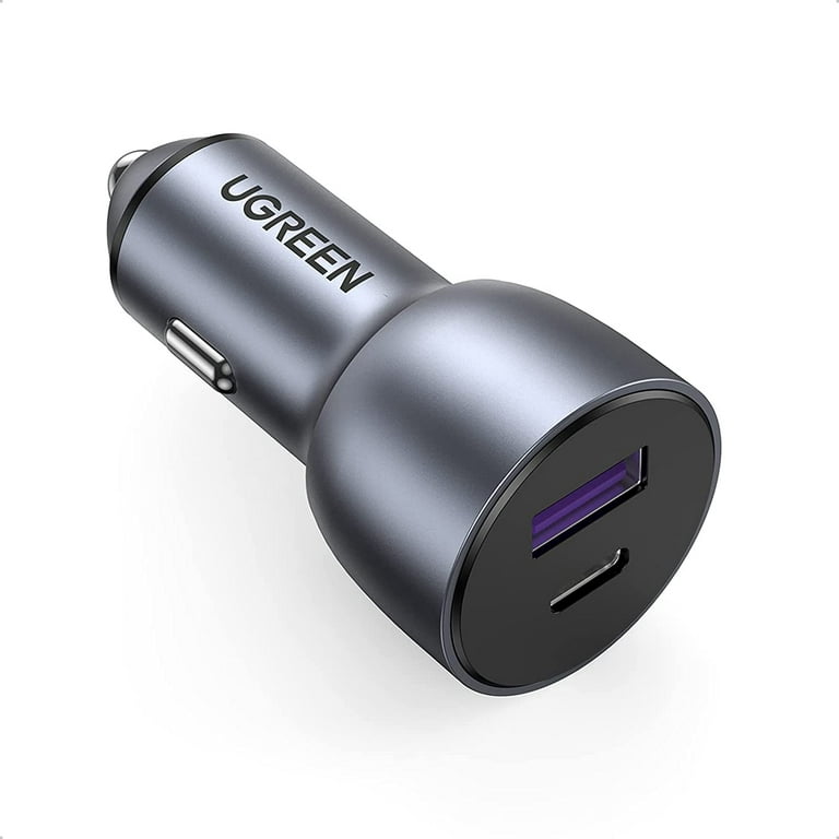 UGREEN USB Car Charger 36W - 12V USB Charger Multi Ports Fast Car Charger  Adapter Compatible with iPhone, Galaxy S22/S21/S20/S10/Note 20, Pixel 5/4/3