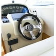 thumbnail image 4 of Volant de Bateau Universel 3 Centres Console Rayon Universel Poignée en Mousse Classique Système de Direction Antidérapant pour Ponton, 4 of 5