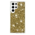 thumbnail image 3 of Allytechgroup Glitter Bling Phone Case for Samsung Galaxy S23 Ultra, Slim Fit Shockproof Anti-Scratch Perfect Phone Case for Girls and Women, Gold, 3 of 5